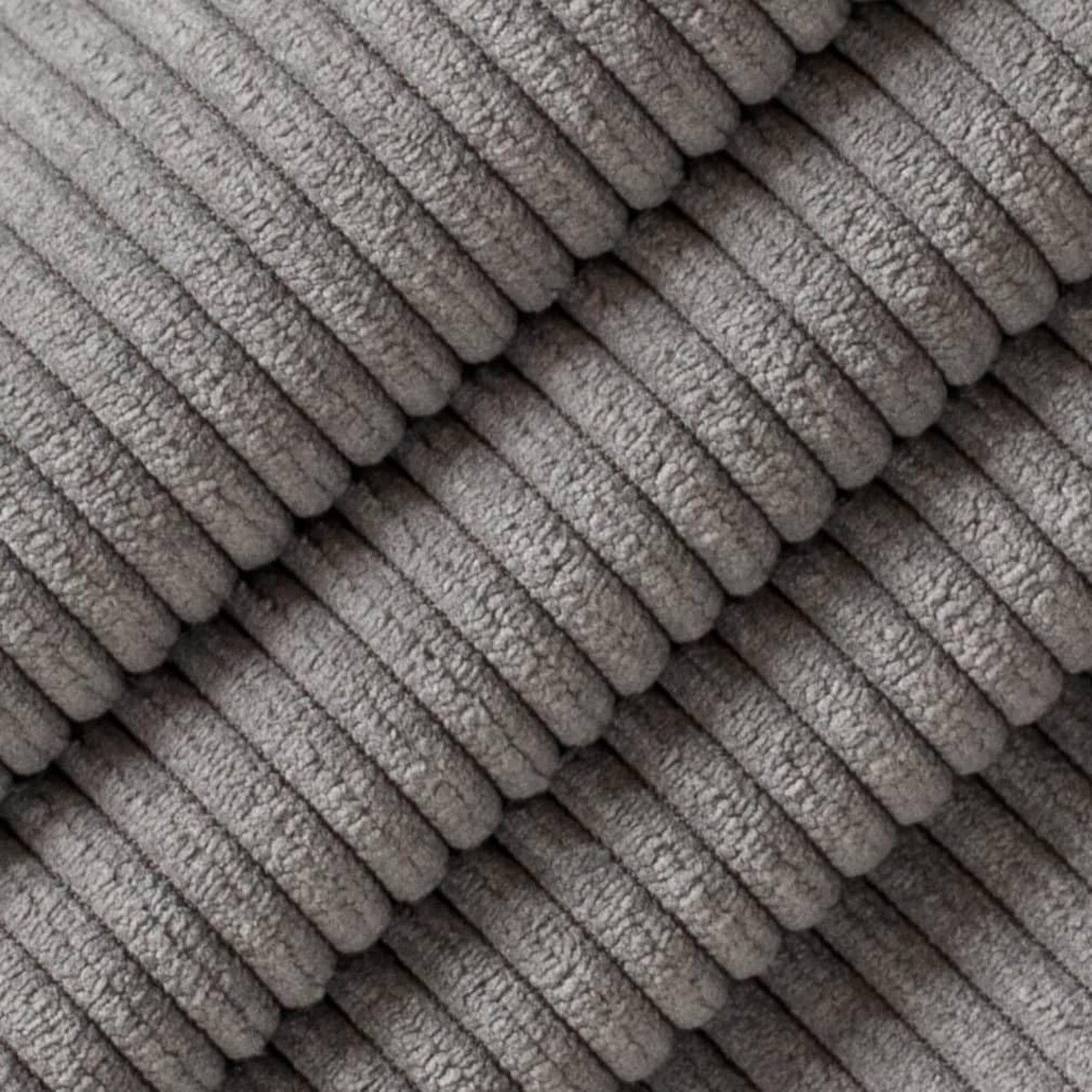 Grey Small Scale Corduroy Chenille Upholstery Fabric by The Yard - SKU: Cosmo Meta